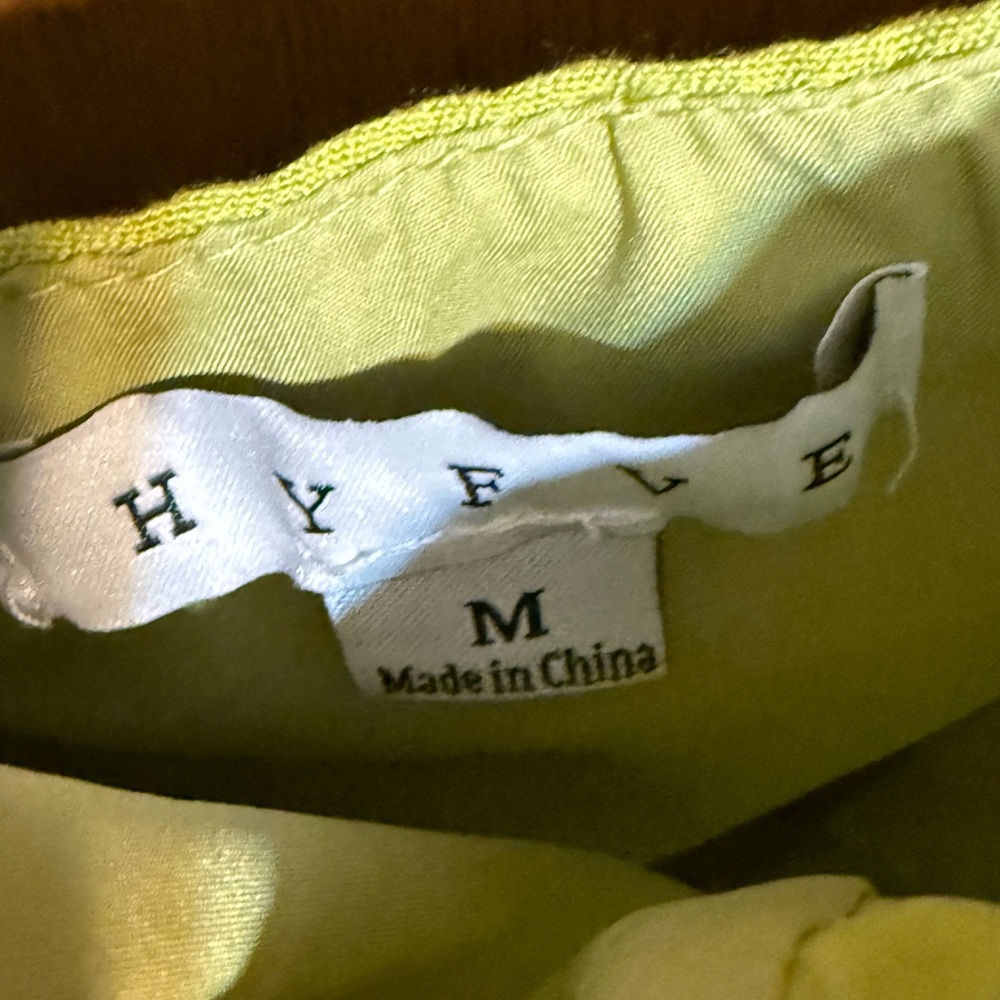 HYFVE Lime Green One-Shoulder Draped Jumpsuit - Picture 5 of 5